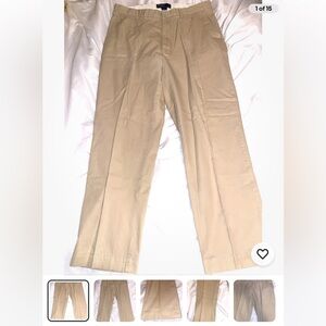 Polo Ralph Lauren Straight Fit Pants Men's 35x30 Beige Khaki RN 41381 Cotton